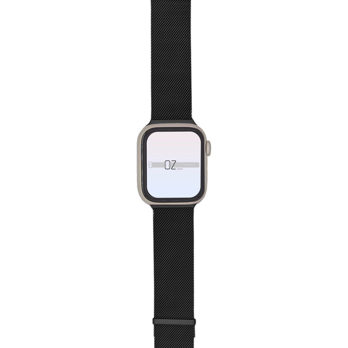 Black Milanese Loop Apple Watch Band - OzStraps
