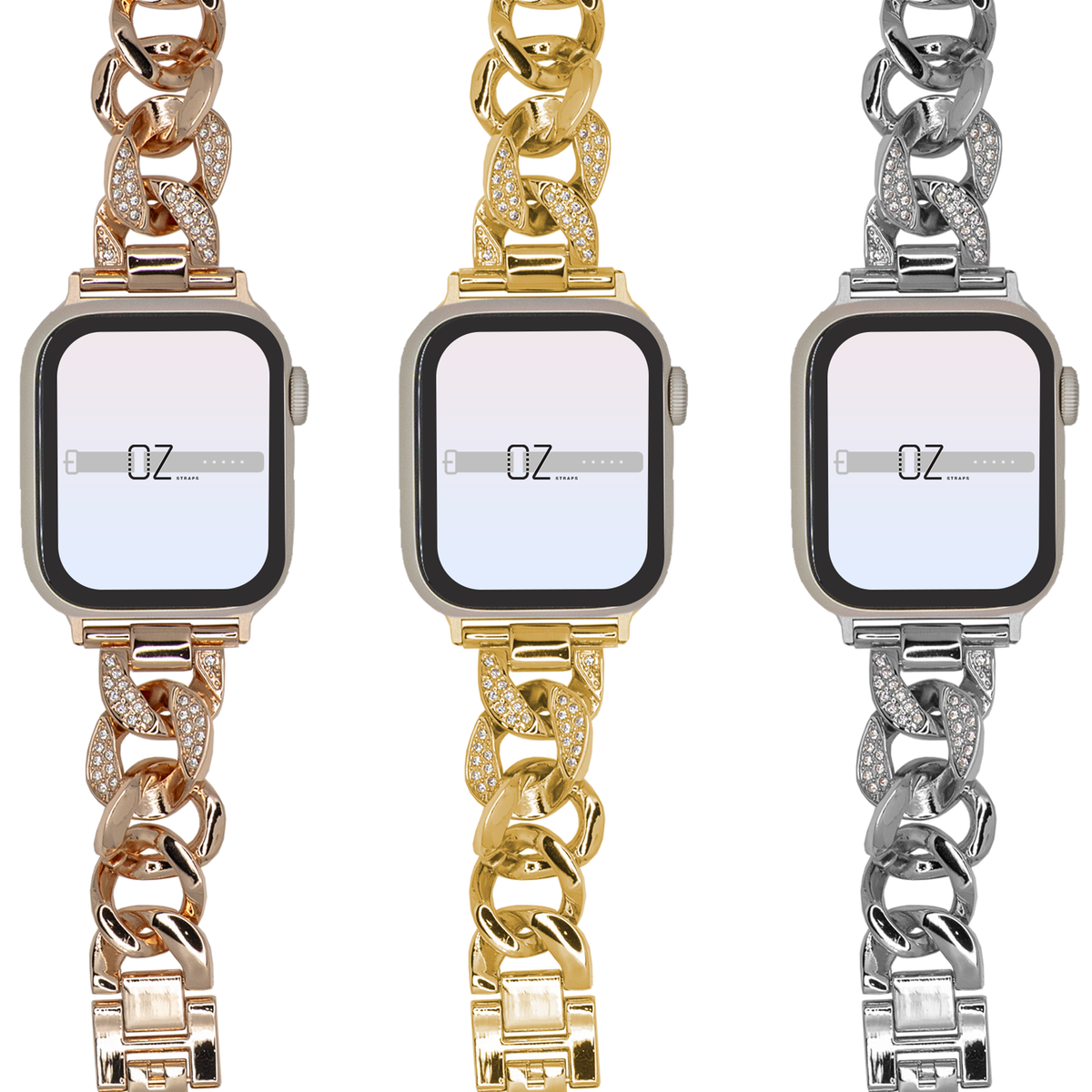 Rhinestone Bracelet Apple Watch Band - OzStraps