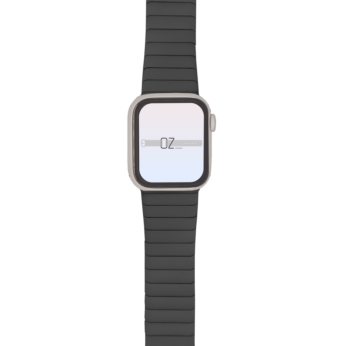 Black Ceramic Stainless Steel Apple Watch Band - OzStraps