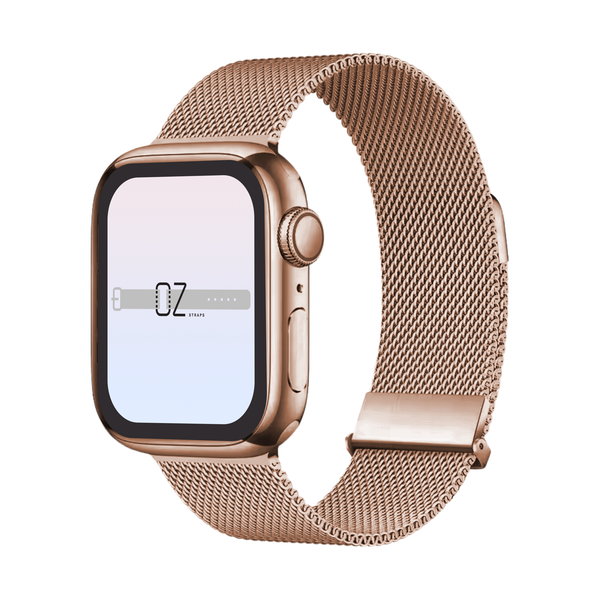 Milanese Loop Apple Watch Strap 38mm Rose Gold Rose Gold Milanese