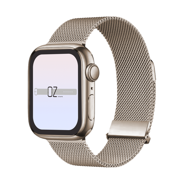 Starlight Milanese Loop Apple Watch Bands Australia OzStraps