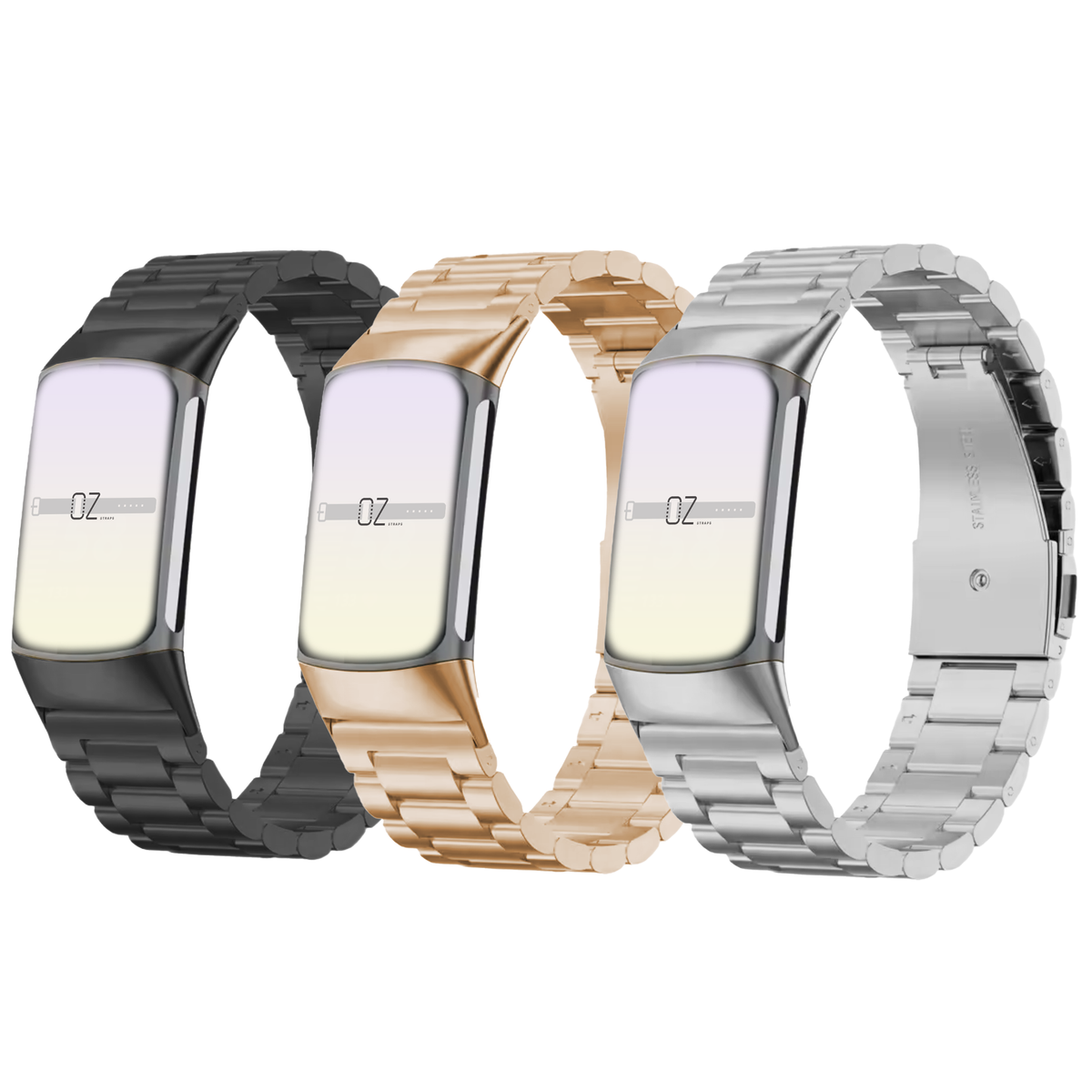 Classic Stainless Steel Fitbit Charge 5 / 6 Bands - OzStraps
