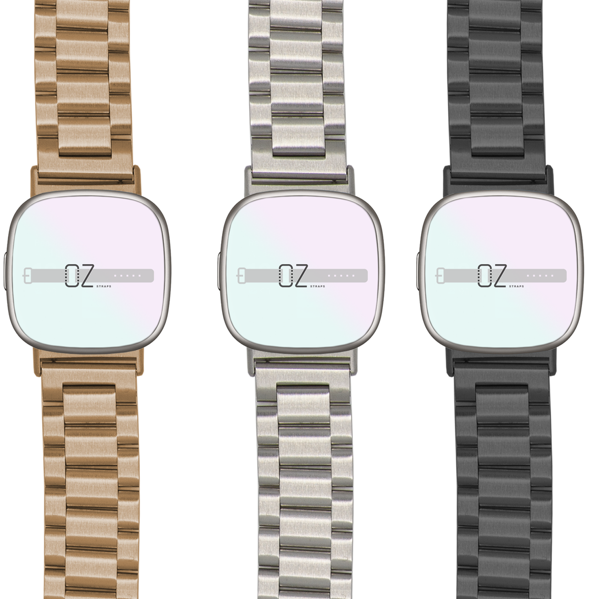 Classic Stainless Steel Fitbit Versa 4 / Sense 2 Band - OzStraps