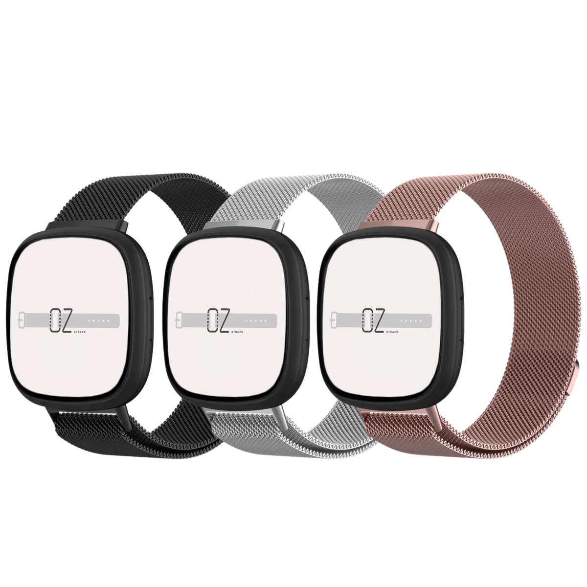 Milanese Loop Fitbit Versa 4 / Sense 2 Band - OzStraps