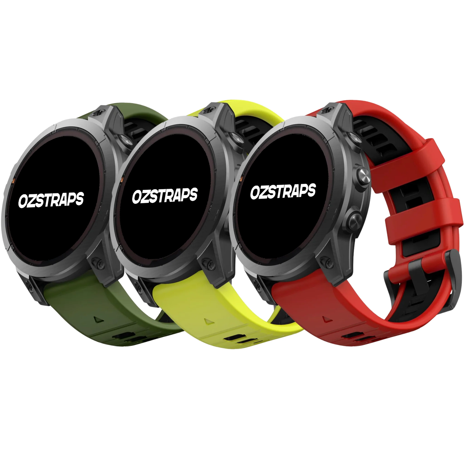 Rugged Sport Silicone Garmin Fenix 6X / 7X / 8 (51MM) Band