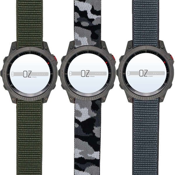 UltraFit Nylon Garmin Fenix 5 6 7 Band OzStraps