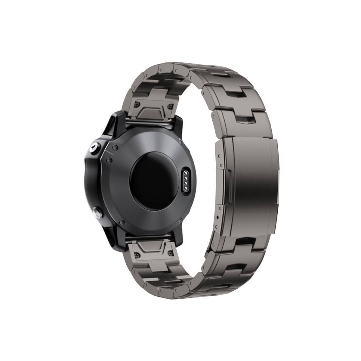 Space Grey Vented Titanium Garmin Fenix 6X / 7X / 8 (51MM) Band - OzStraps