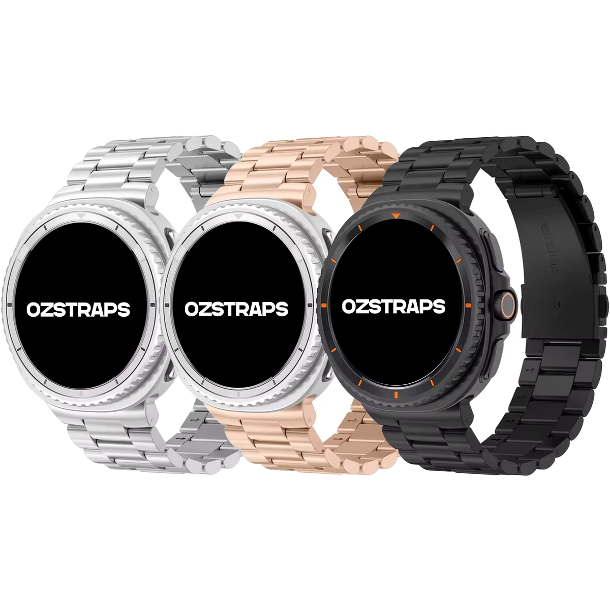 Classic Stainless Steel Samsung Galaxy Watch 8 / 9 Band