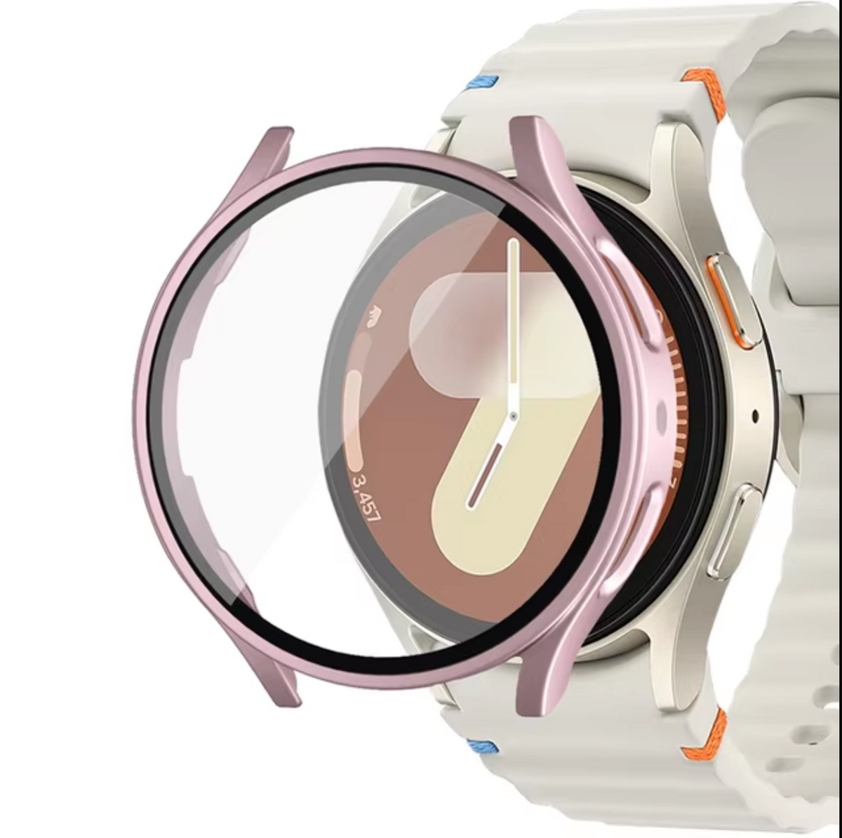 Samsung Galaxy Watch 7 Hybrid Cover (Tempered Glass + Case Protector) - OzStraps