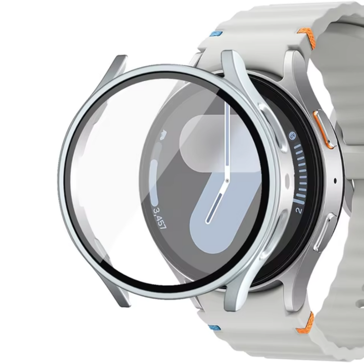 Samsung Galaxy Watch 7 Hybrid Cover (Tempered Glass + Case Protector) - OzStraps