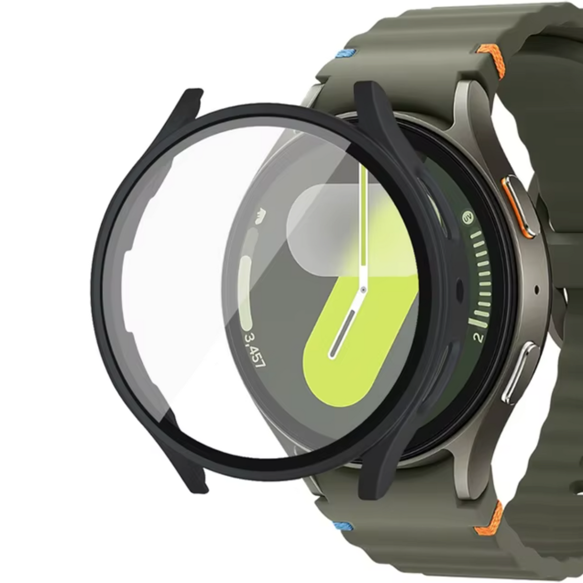 Samsung Galaxy Watch 7 Hybrid Cover (Tempered Glass + Case Protector) - OzStraps