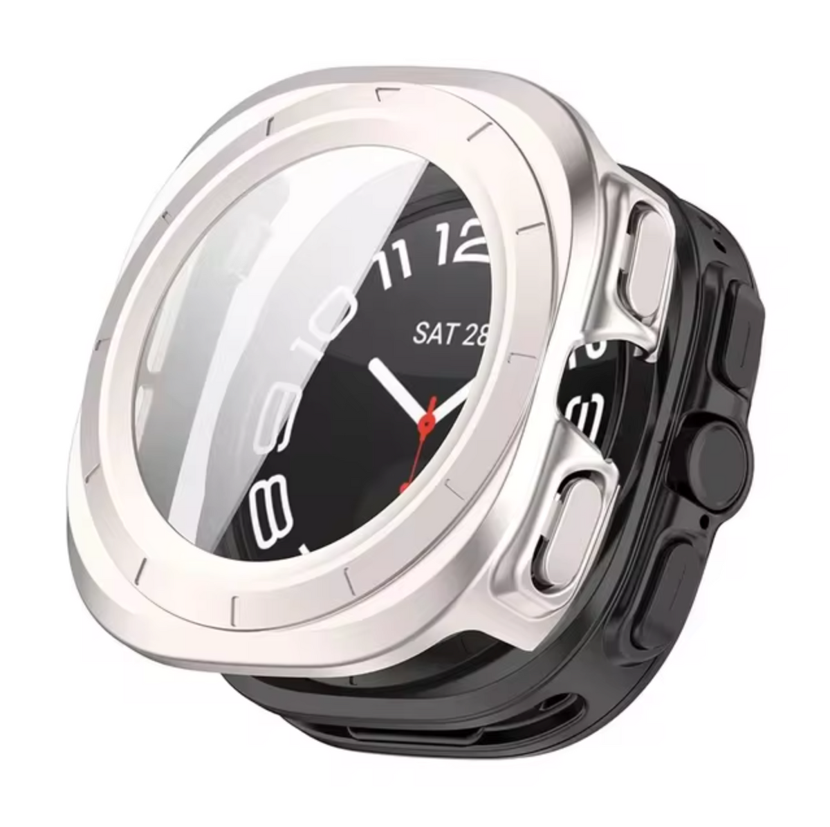 Samsung Galaxy Watch Ultra Hybrid Cover (Tempered Glass + Case Protector) - OzStraps