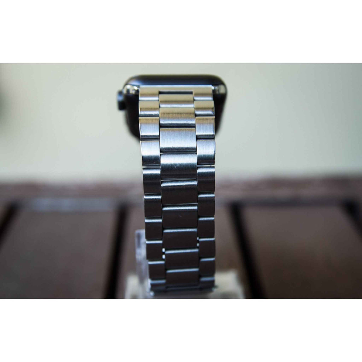 Silver Classic Stainless Steel Apple Watch Band