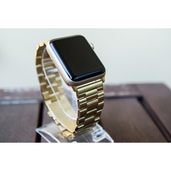 Apple watch real online gold band