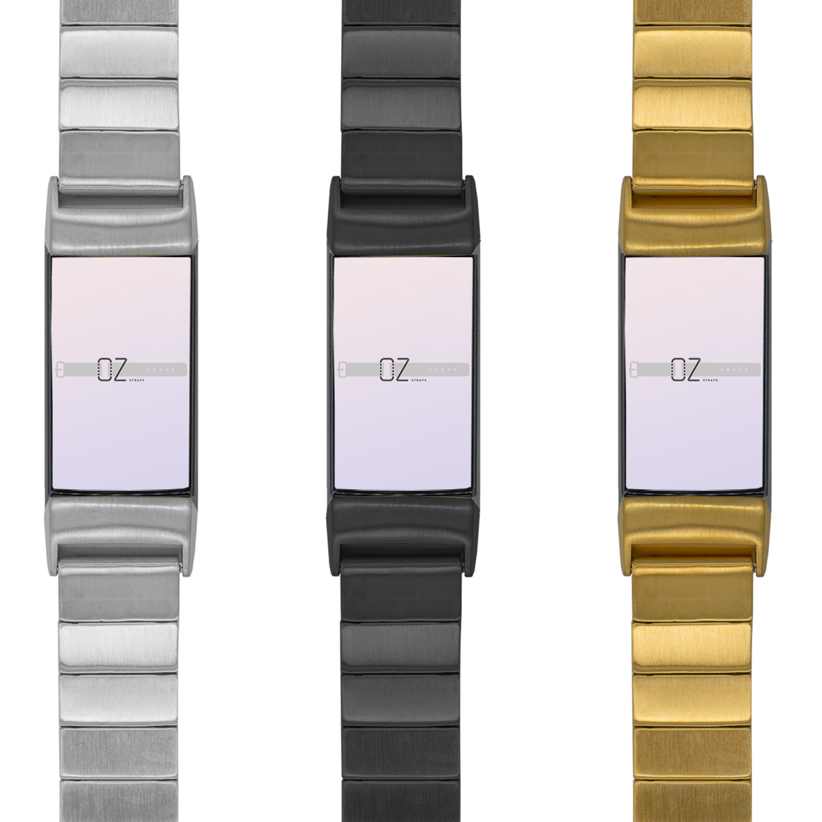 Ceramic Stainless Steel Fitbit Charge 3 / Charge 4 Bands - OzStraps