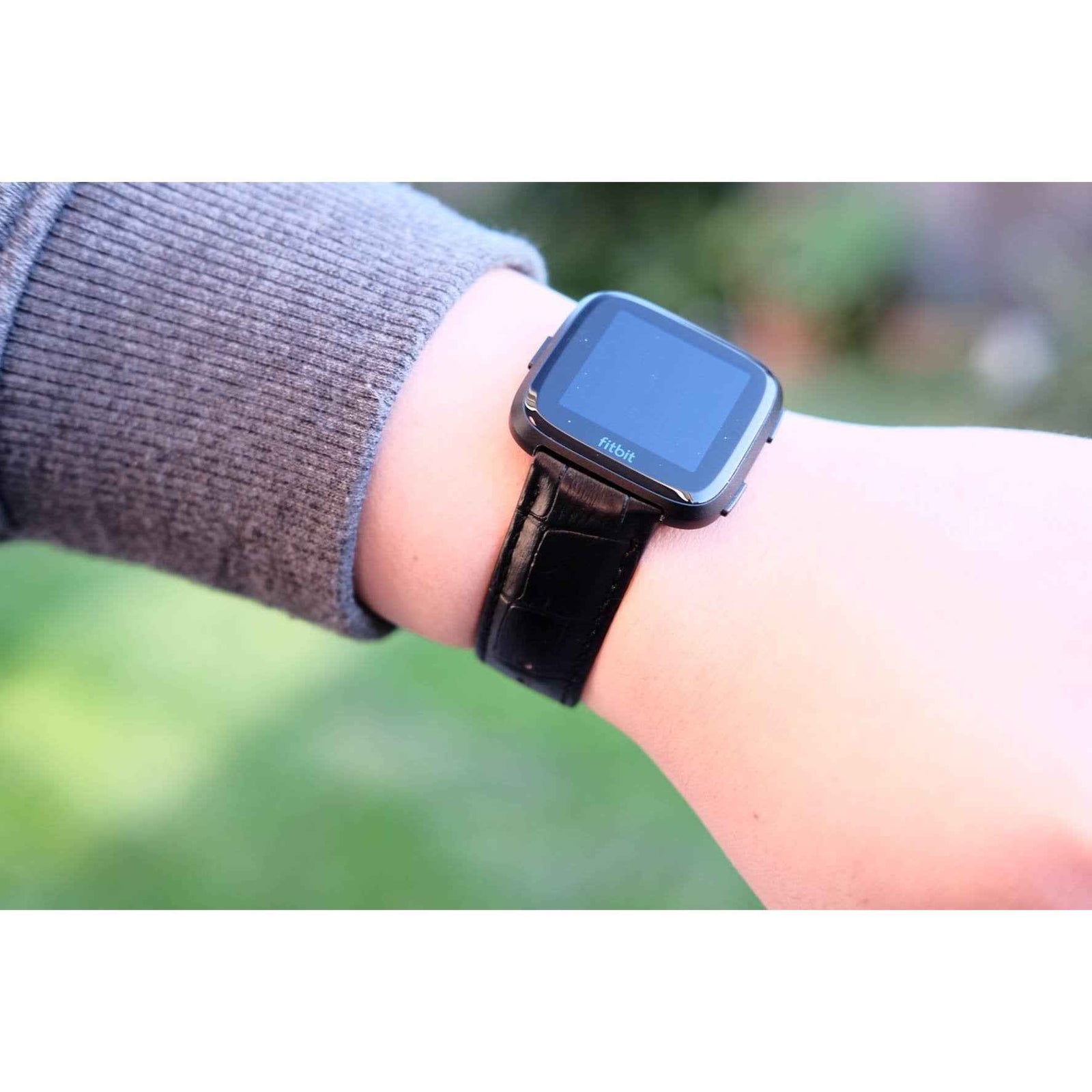 Leather Fitbit Versa Band