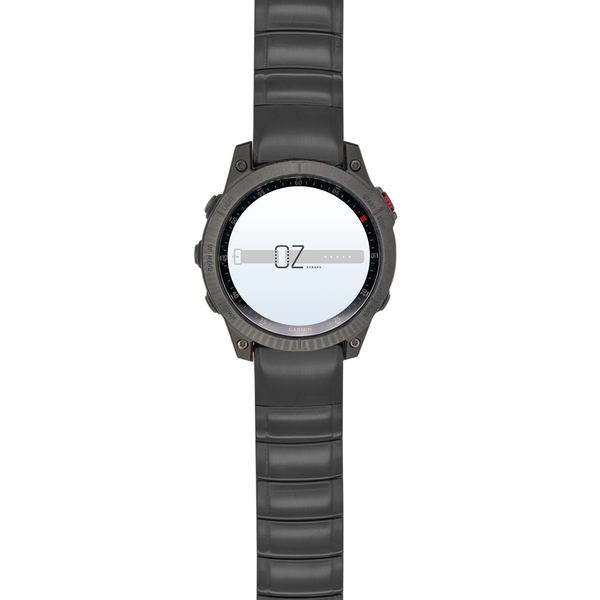 Black Ceramic Stainless Steel Garmin Fenix 5 6 7 Band