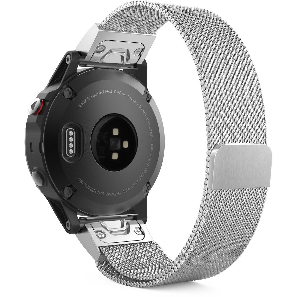 Silver Milanese Loop Garmin Fenix 6S / 7S / 8 (43MM) Band - OzStraps