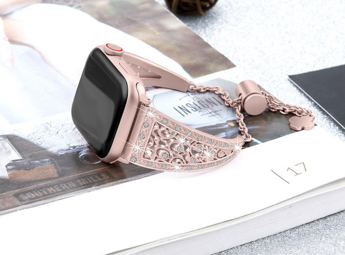 Blossom Stainless Steel Apple Watch Band - OzStraps