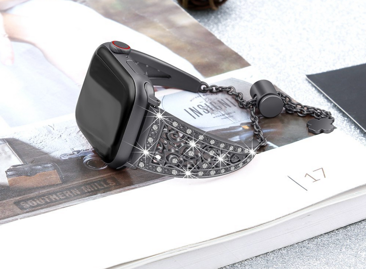 Blossom Stainless Steel Apple Watch Band - OzStraps