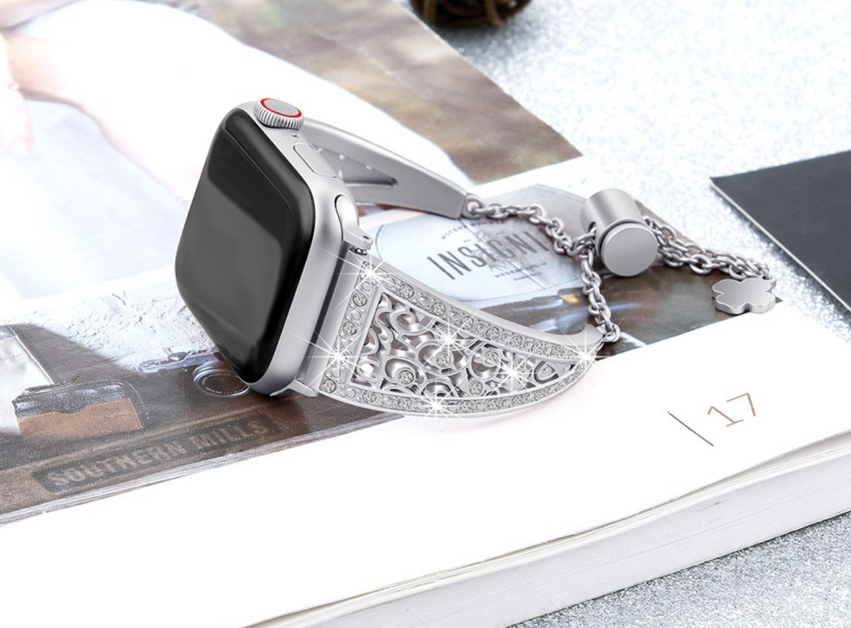 Blossom Stainless Steel Apple Watch Band - OzStraps