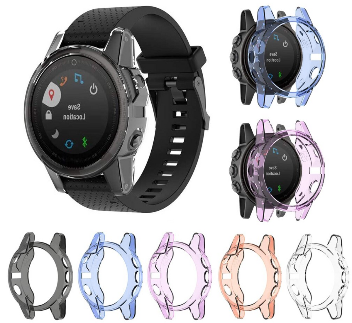 Garmin Fenix 5S TPU Protection Case - OzStraps