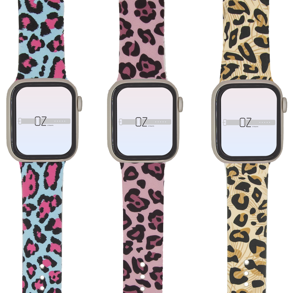 Leopard Silicone Apple Watch Band OzStraps