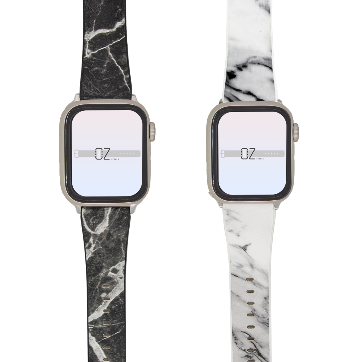 Marble Leather Apple Watch Band