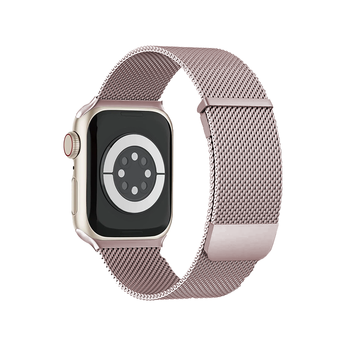 Rose Pink Milanese Loop Apple Watch Bands Australia OzStraps