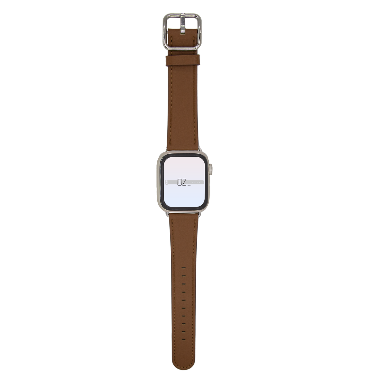 Square Buckle Leather Apple Watch Band