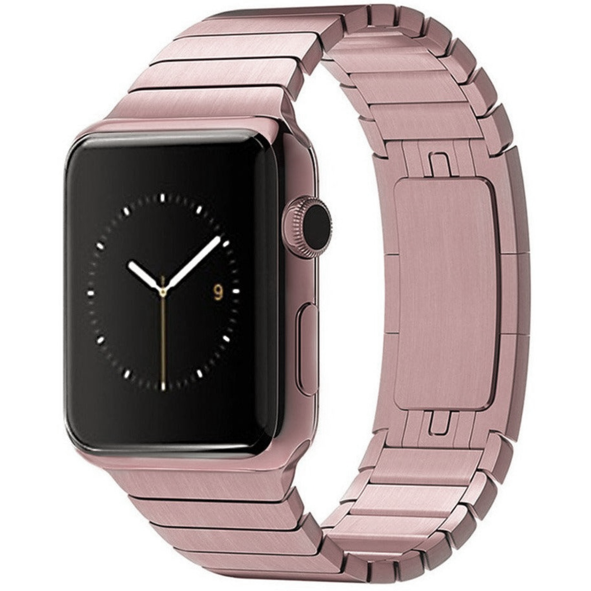 Rose Gold Ceramic Stainless Steel Apple Watch Band