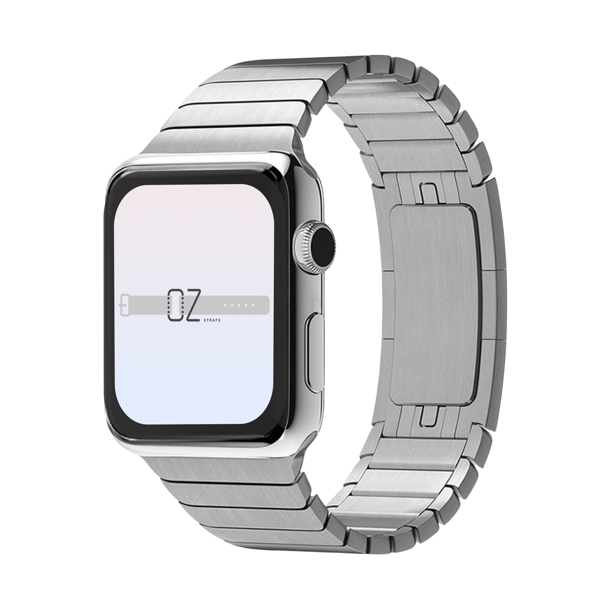 Silver Ceramic Stainless Steel Apple Watch Bands Australia OzStraps