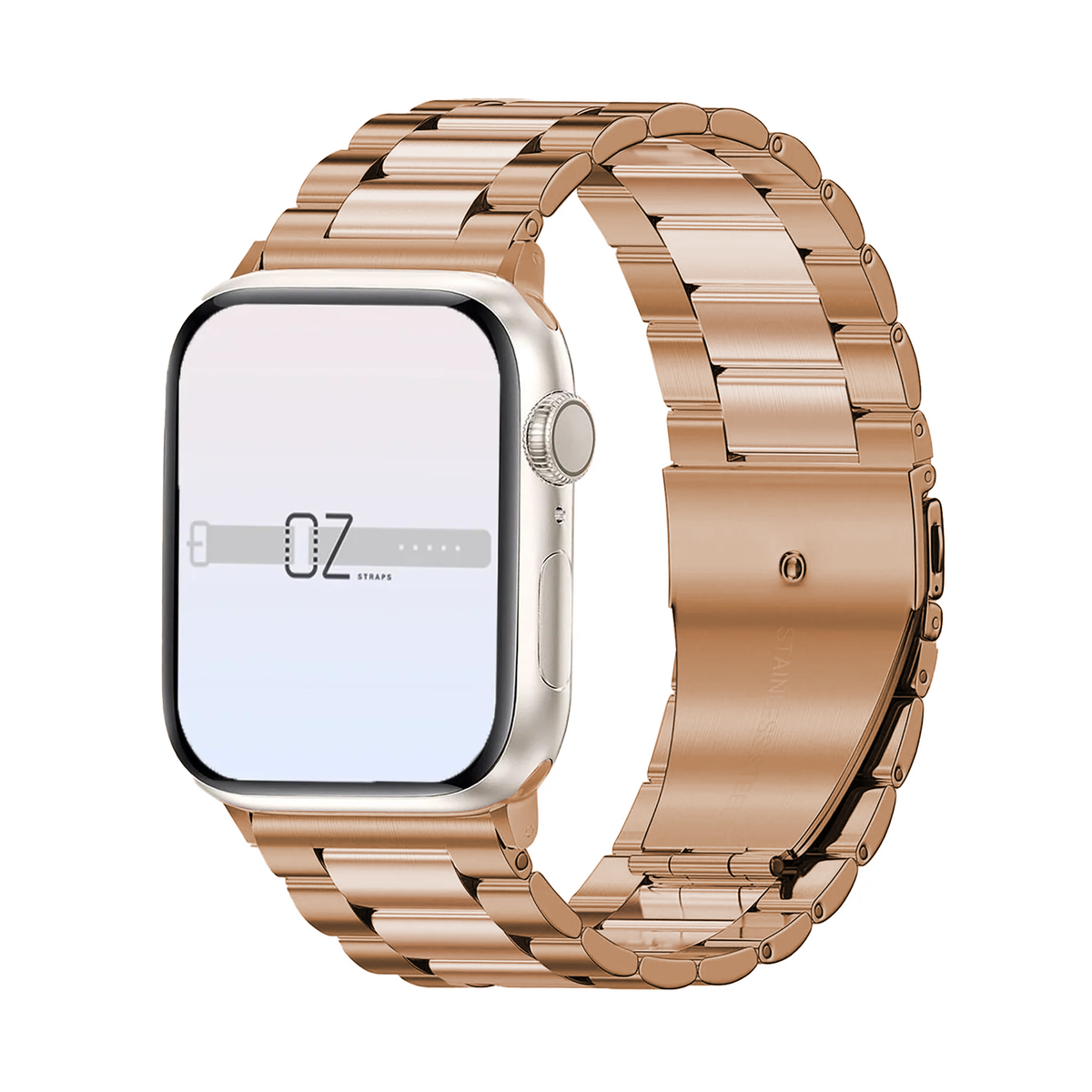 Duo Link Stainless Steel Apple Watch Band