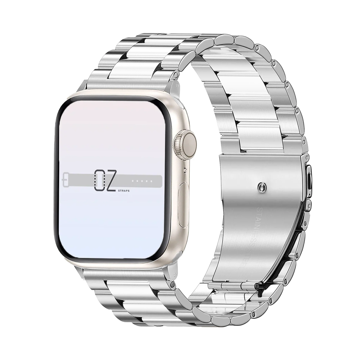 Duo Link Stainless Steel Apple Watch Band