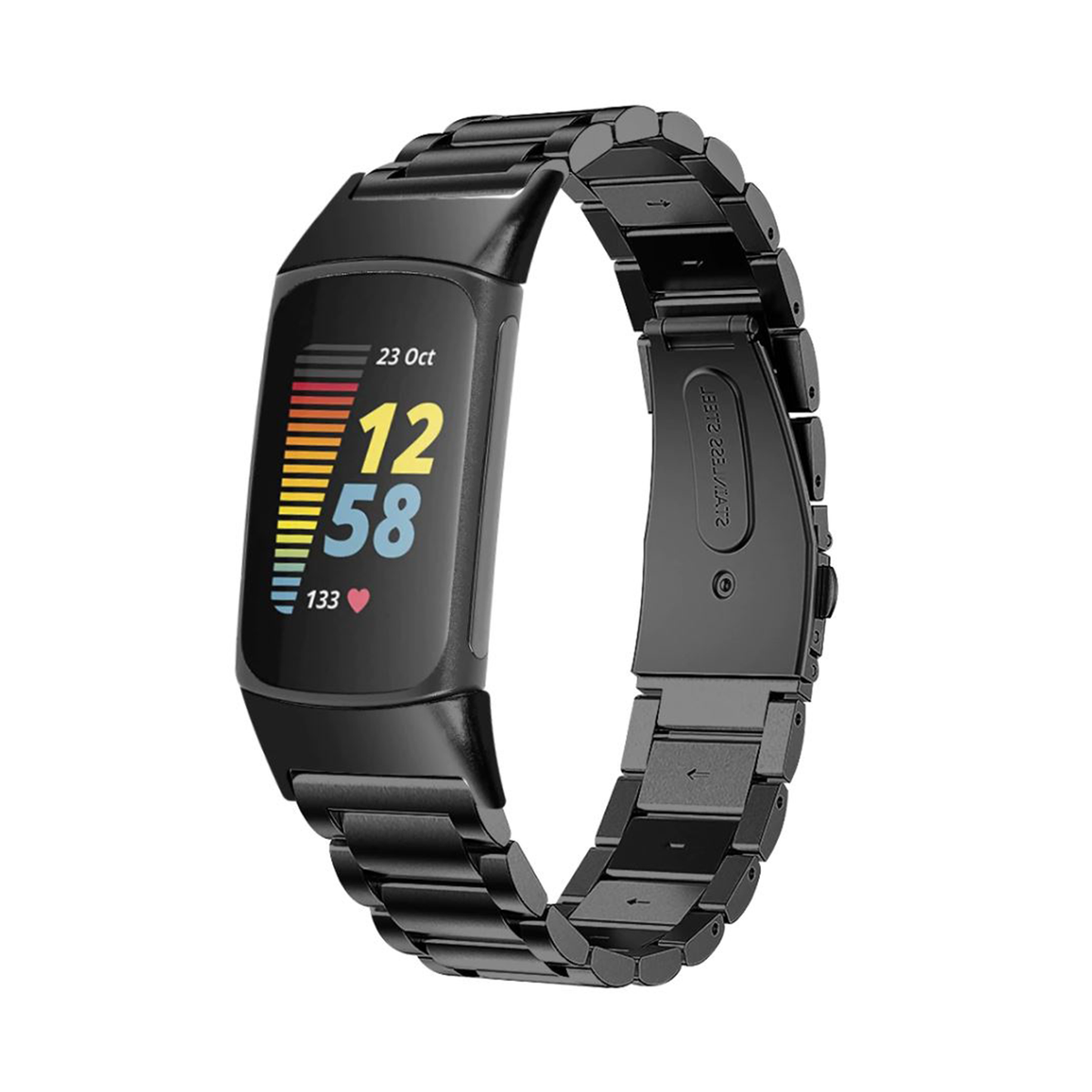 Classic Stainless Steel Fitbit Charge 5 / 6 Bands