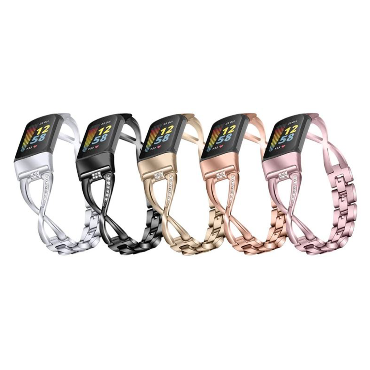 Infinity Stainless Steel Fitbit Charge 5 / 6 Bands