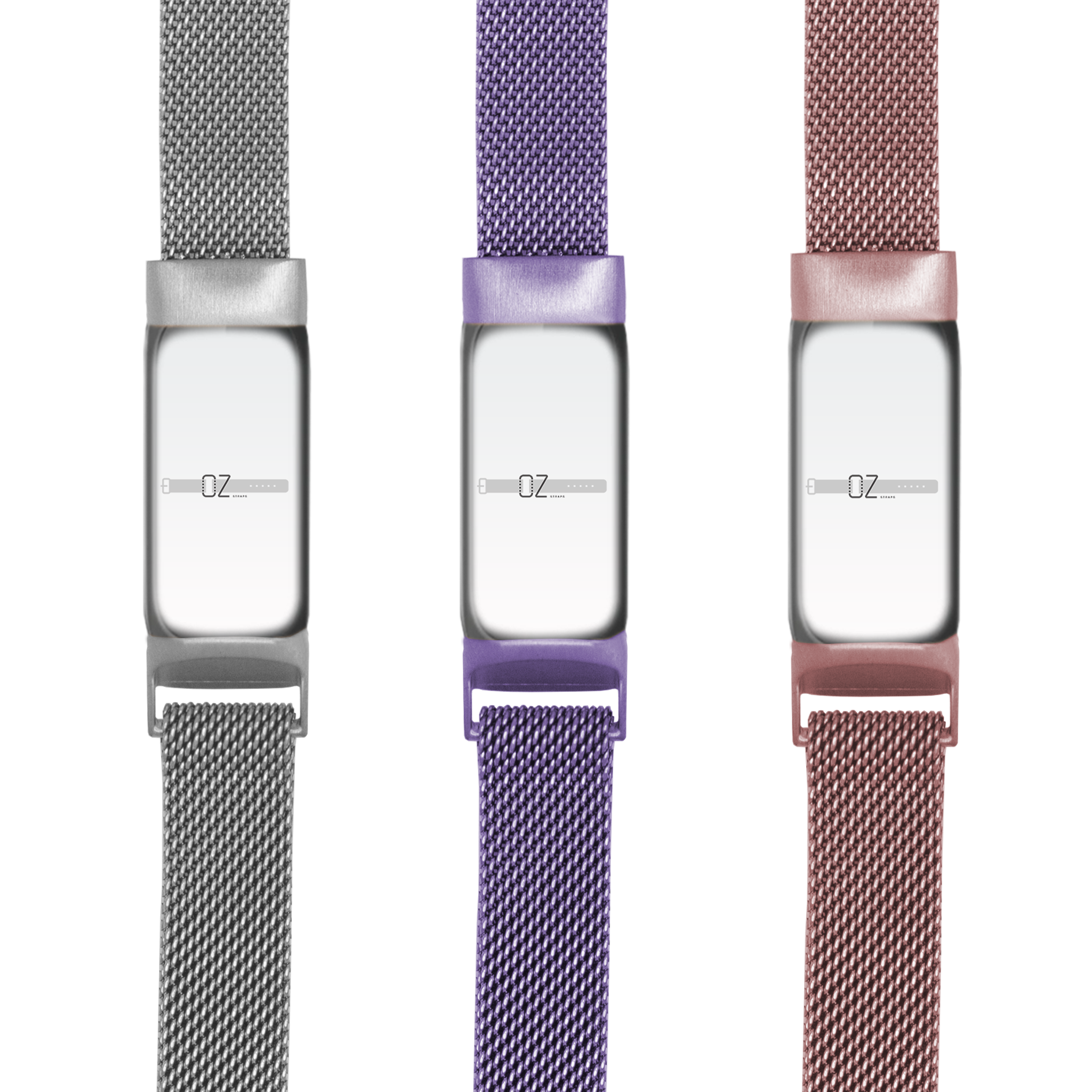 Nylon/Stainless Steel/Leather Watch Strap Wristband For Fitbit Inspire  3/Luxe