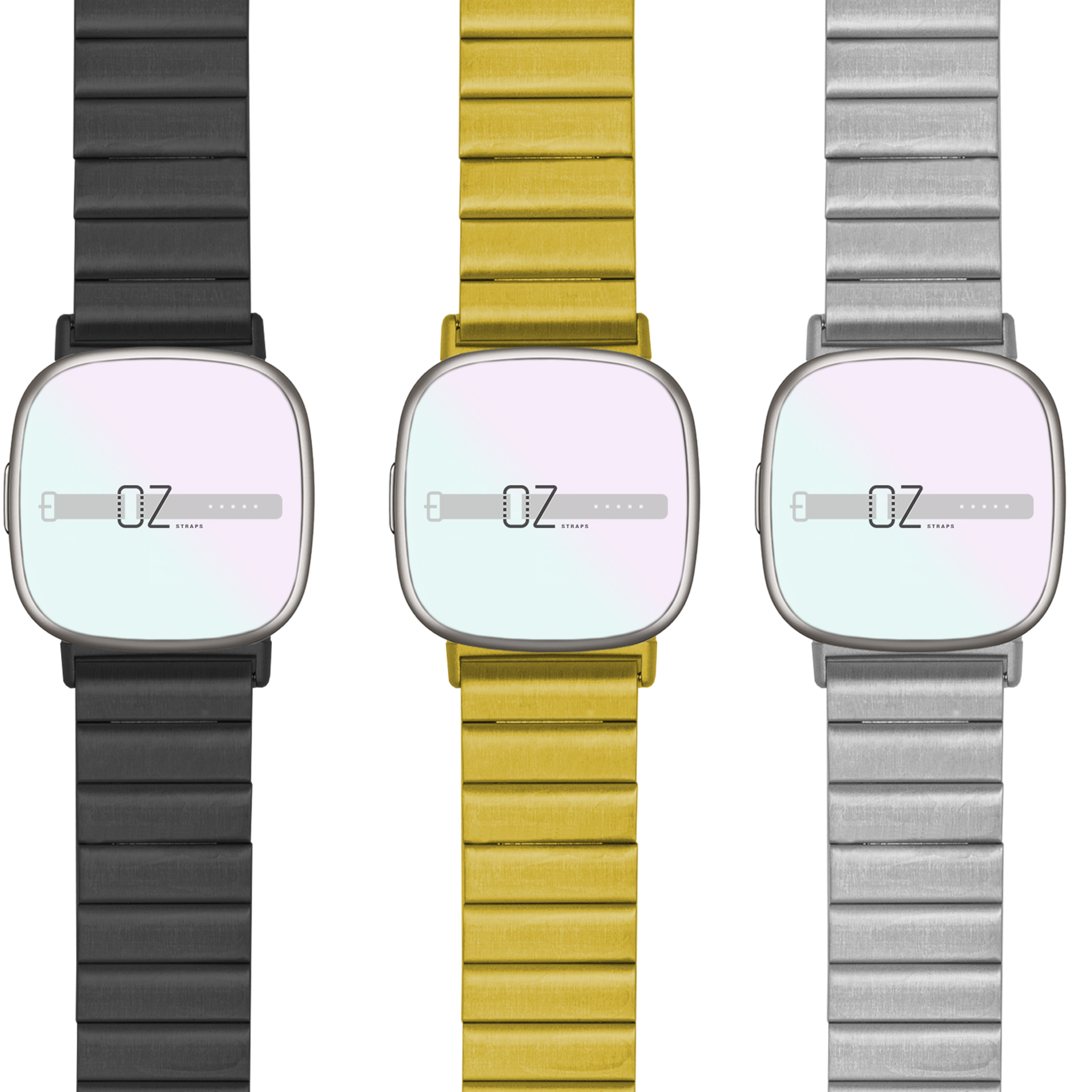 Ceramic Stainless Steel Fitbit Versa 3 / Sense Band - OzStraps