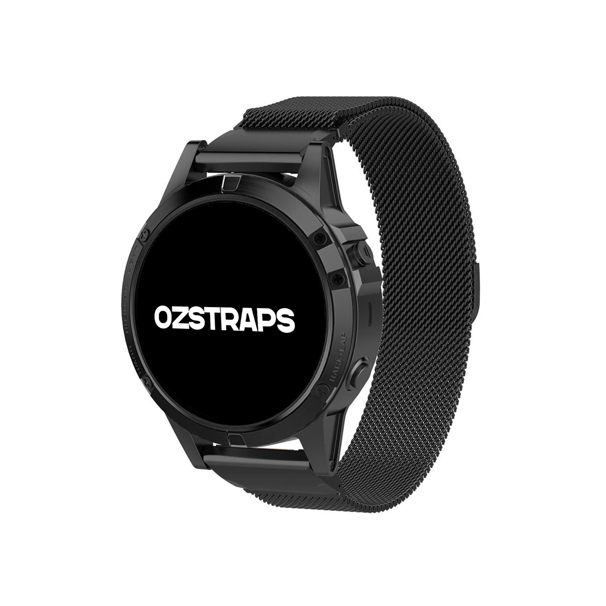 Black Milanese Loop Garmin Fenix 6X / 7X / 8 (51MM) Band