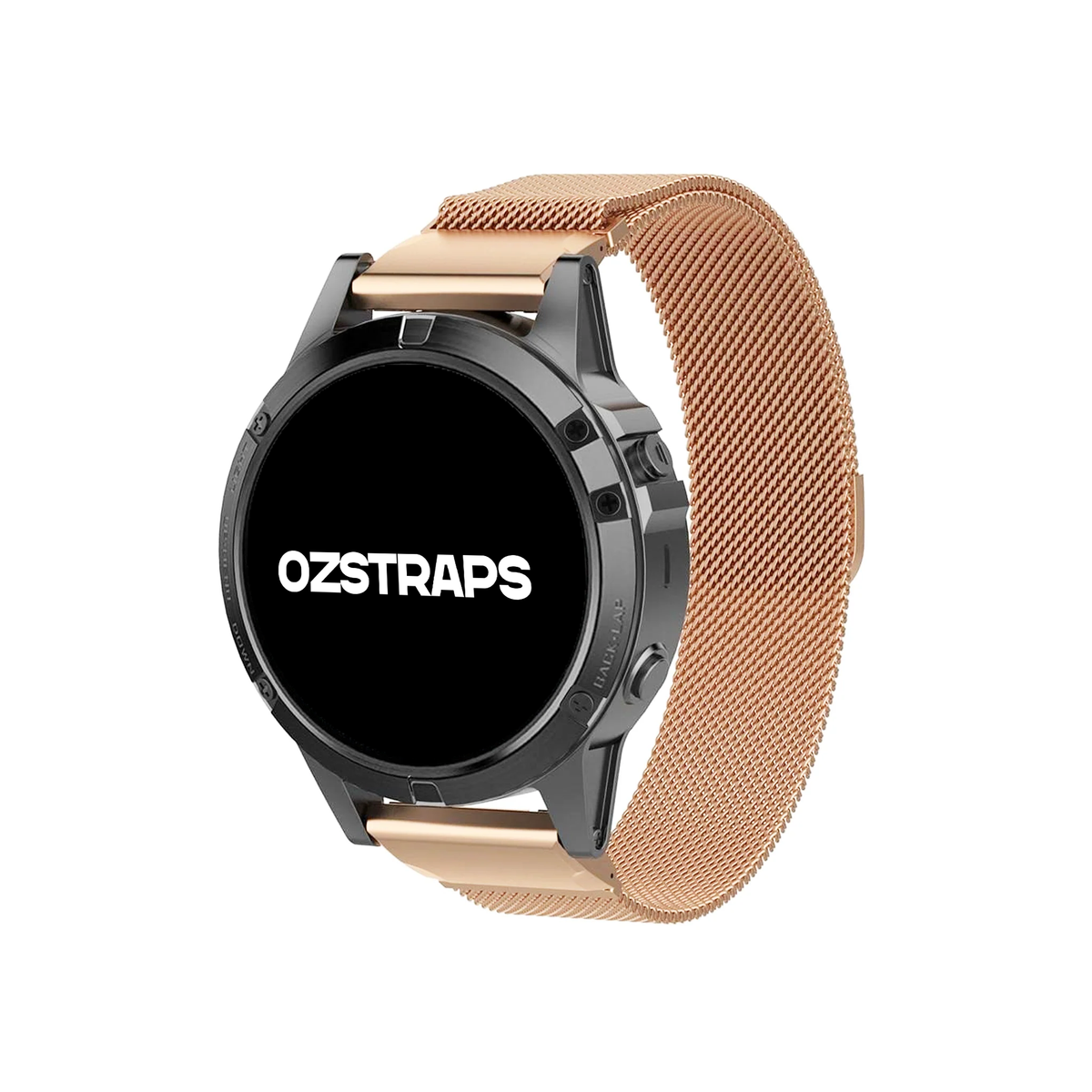 Rose Gold Milanese Loop Garmin Fenix 6 / 7 / 8 (47MM) Band