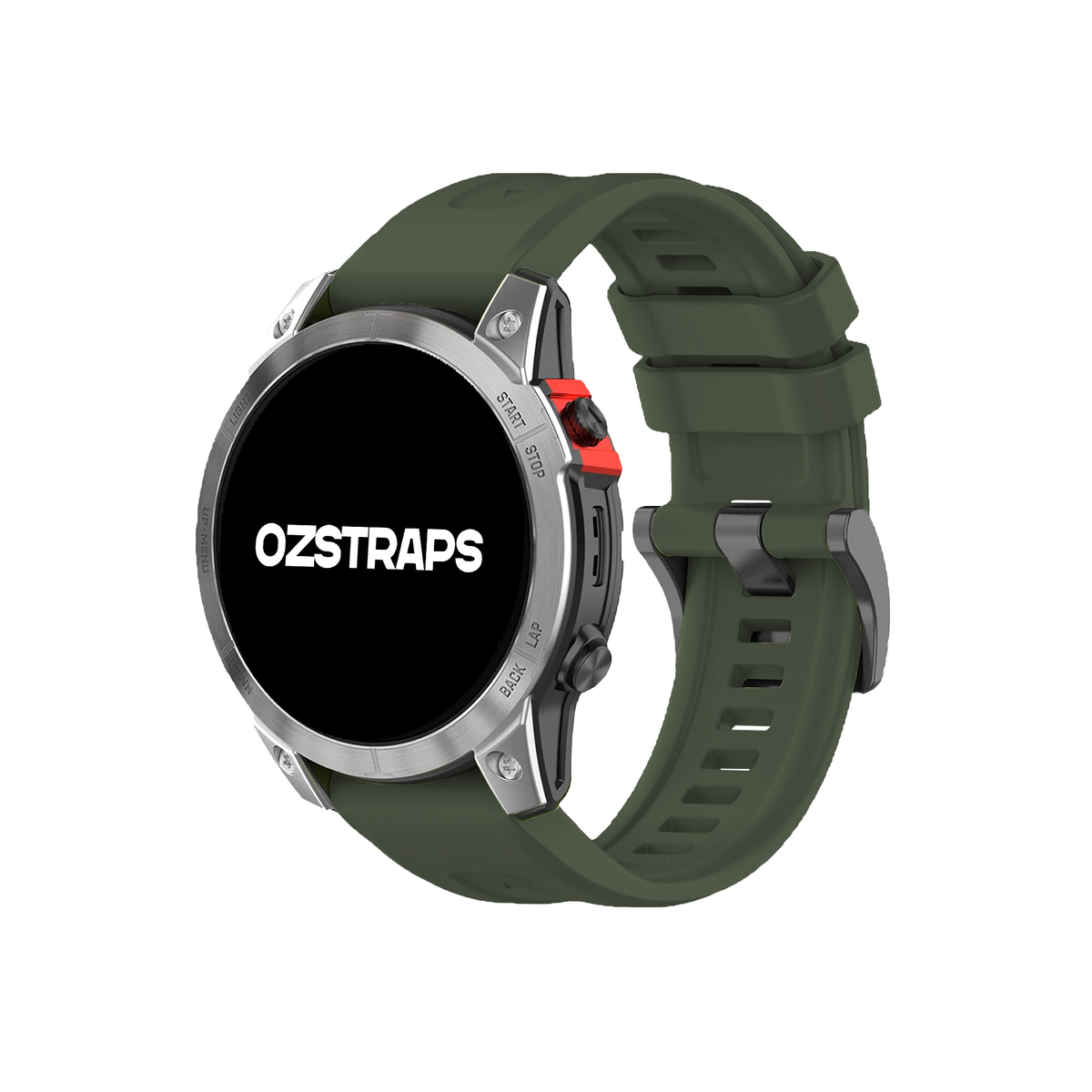 Silicone Band for Garmin Fenix 6 / 7 / 8 (47MM)  Durable and Comfortable Replacement Strap