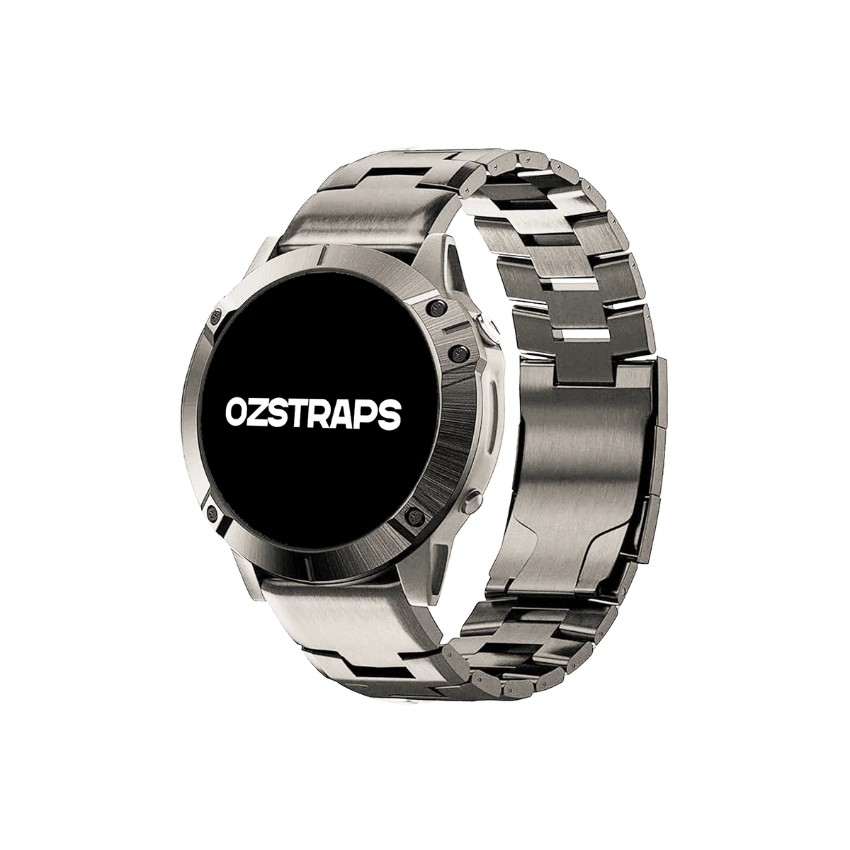 Silver Vented Titanium Garmin Fenix 6X / 7X / 8 (51MM) Band