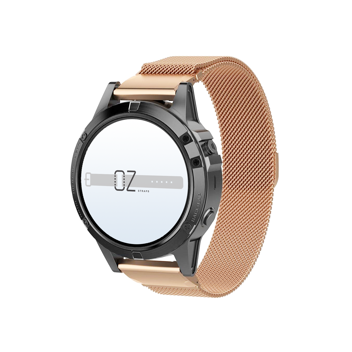 Rose Gold Milanese Loop Garmin Fenix (47MM) Band OzStraps