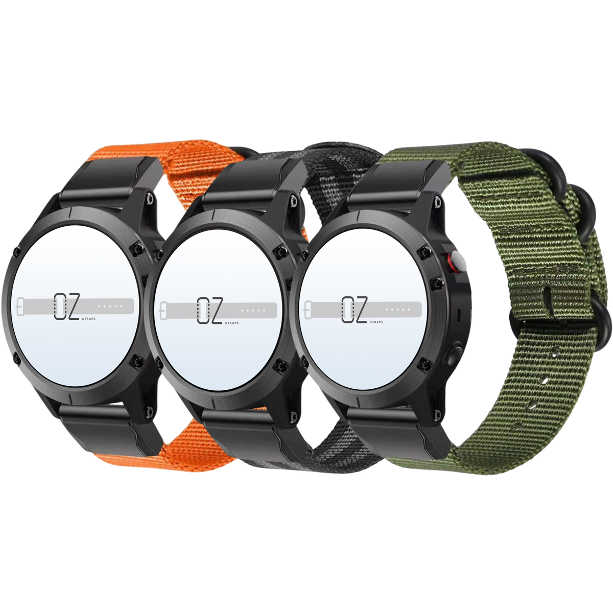 Garmin Fenix 6S 7S 8 43mm with NATO nylon band – breathable, durable, and stylish watch strap