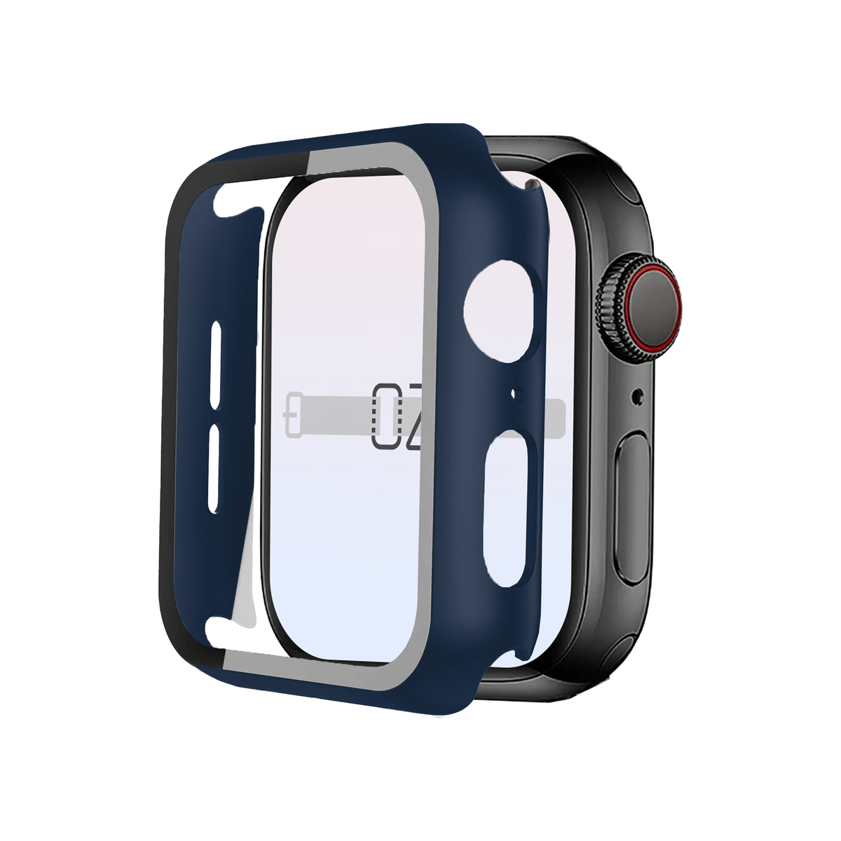 Apple Watch Hybrid Cover (Tempered Glass + Case Protector)