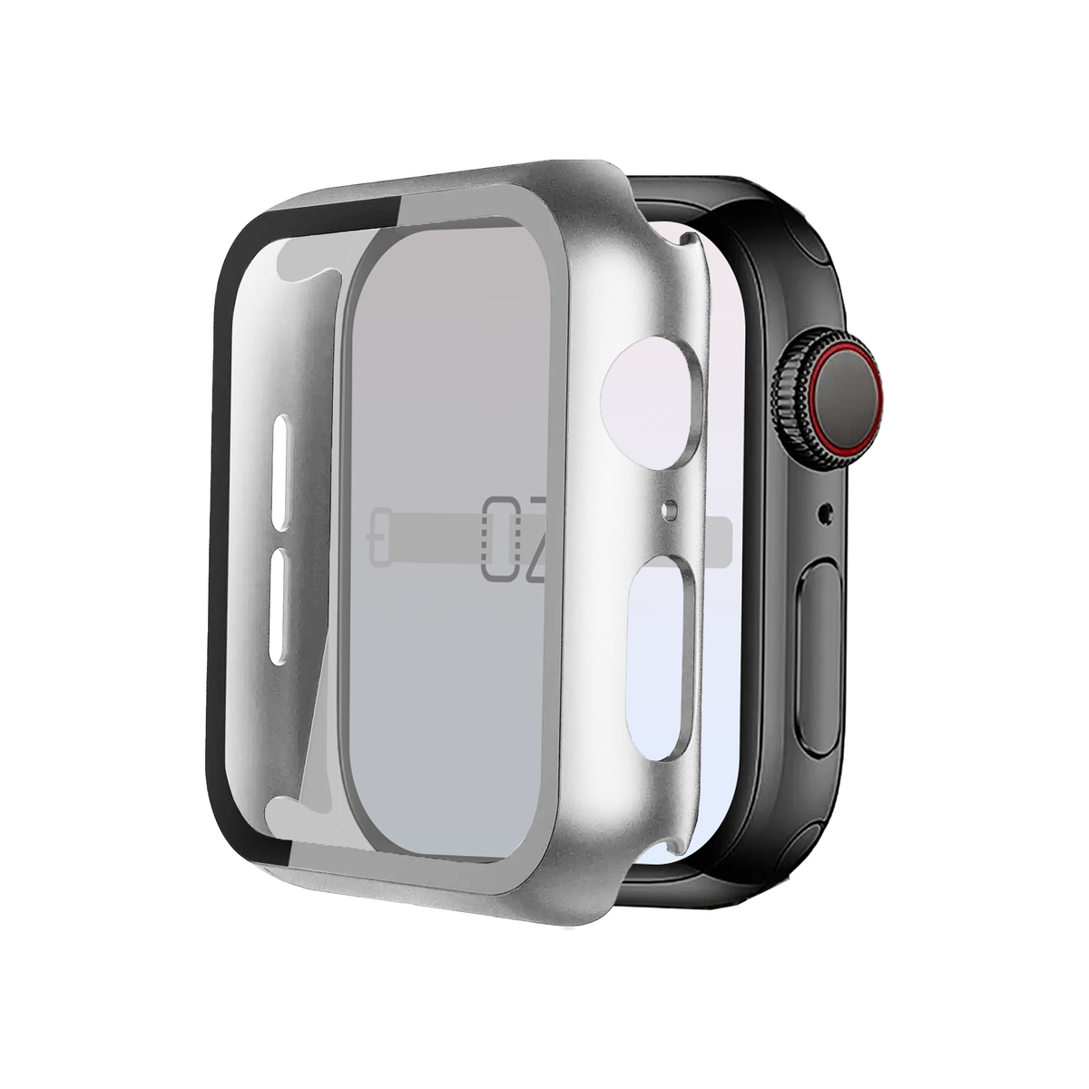 Apple Watch Hybrid Cover (Tempered Glass + Case Protector)