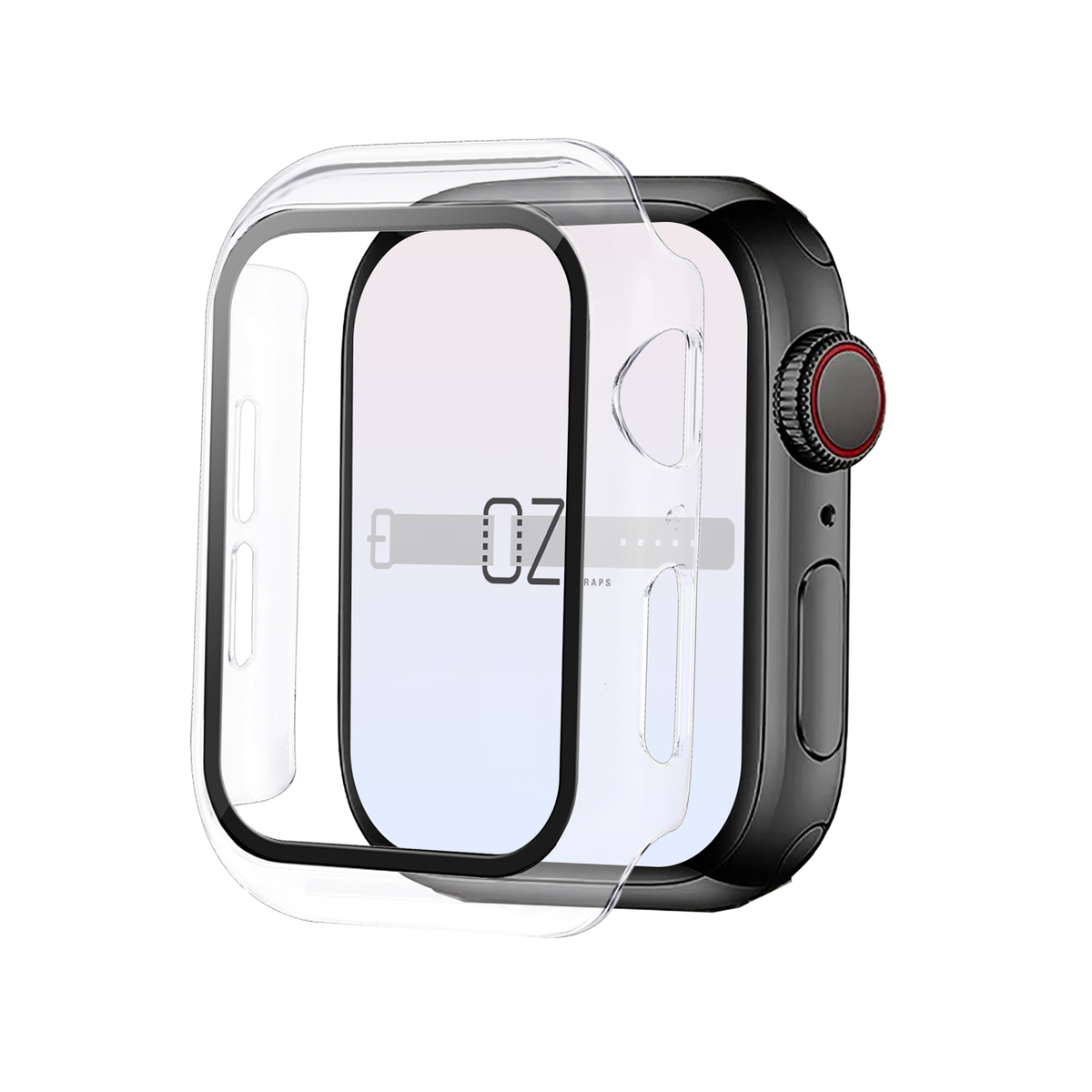 Apple Watch Hybrid Cover (Tempered Glass + Case Protector)