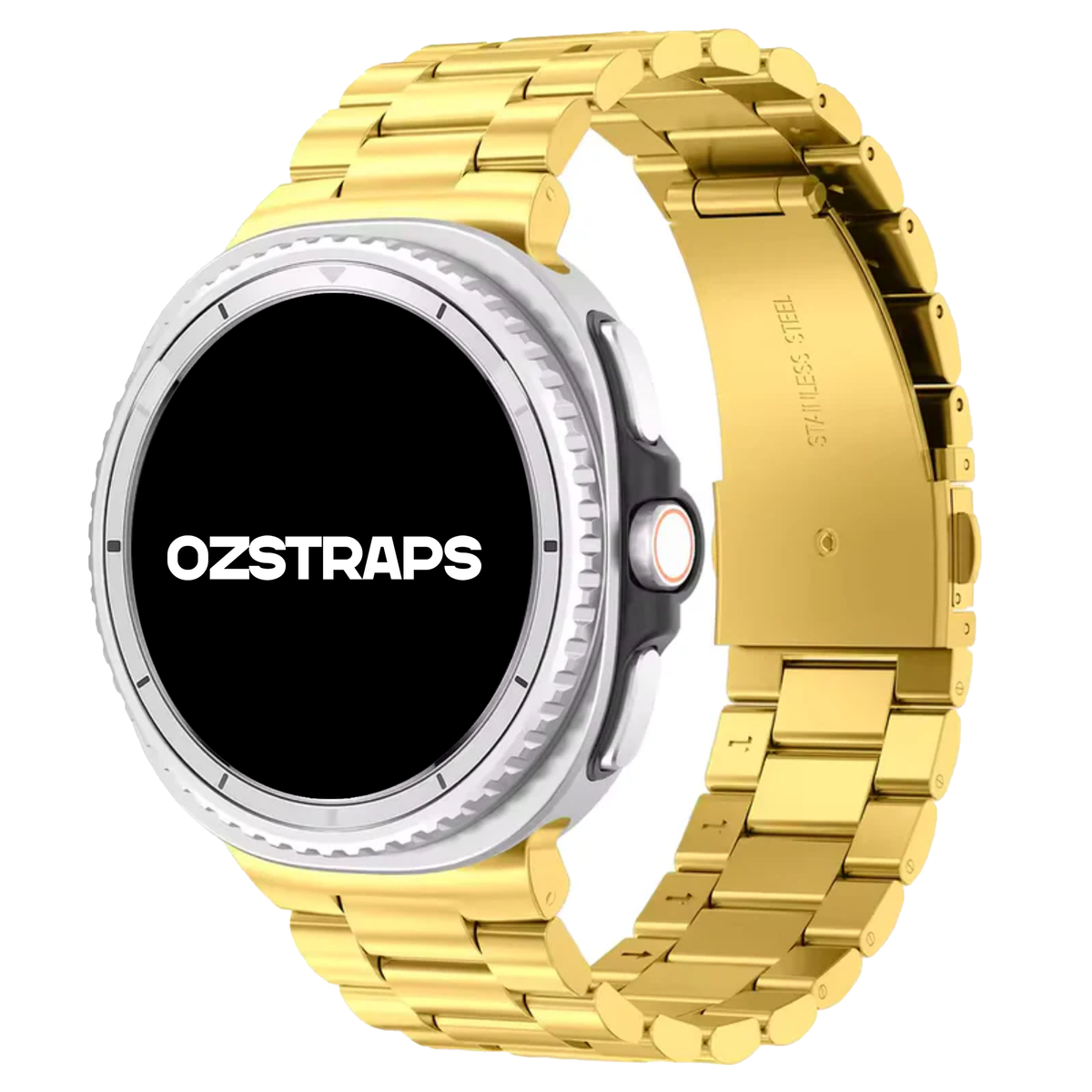 Classic Stainless Steel Samsung Galaxy Watch 8 Band
