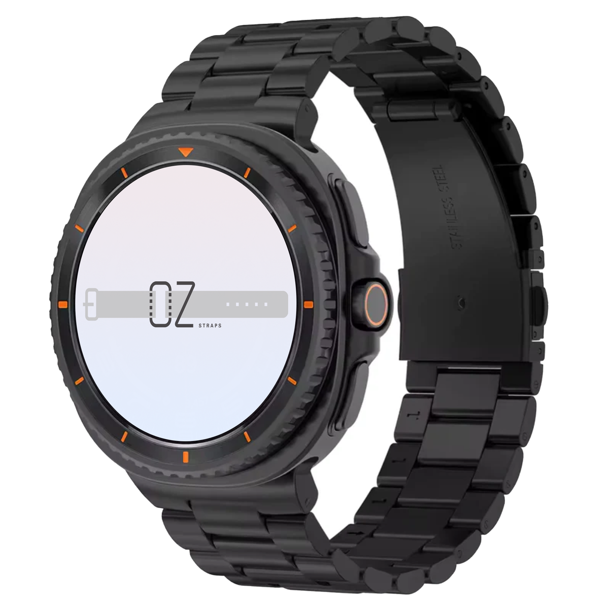 Samsung Galaxy Watch 8 Smartwatch Classic Stainless Steel Band or Strap in Black