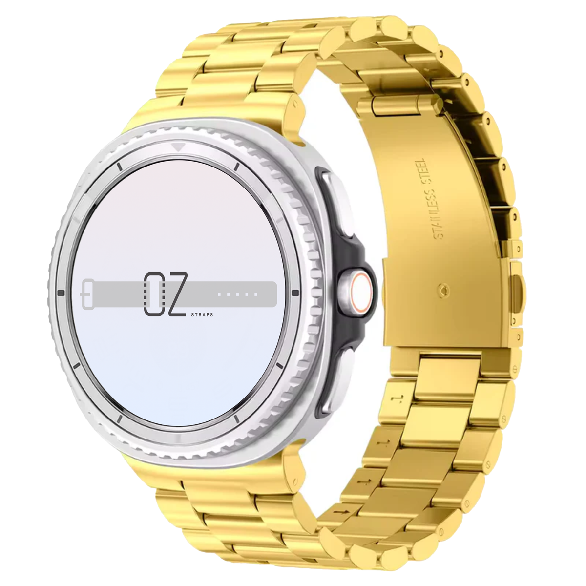 Samsung Galaxy Watch 8 Smartwatch Classic Stainless Steel Band or Strap in Gold